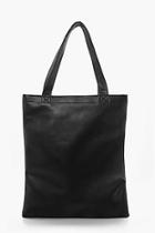 Boohoo Leather Look Tote Bag