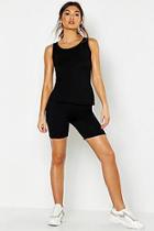 Boohoo Fit Basic Gym Cycling Shorts
