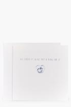 Boohoo Put A Ring On It Wedding Card White