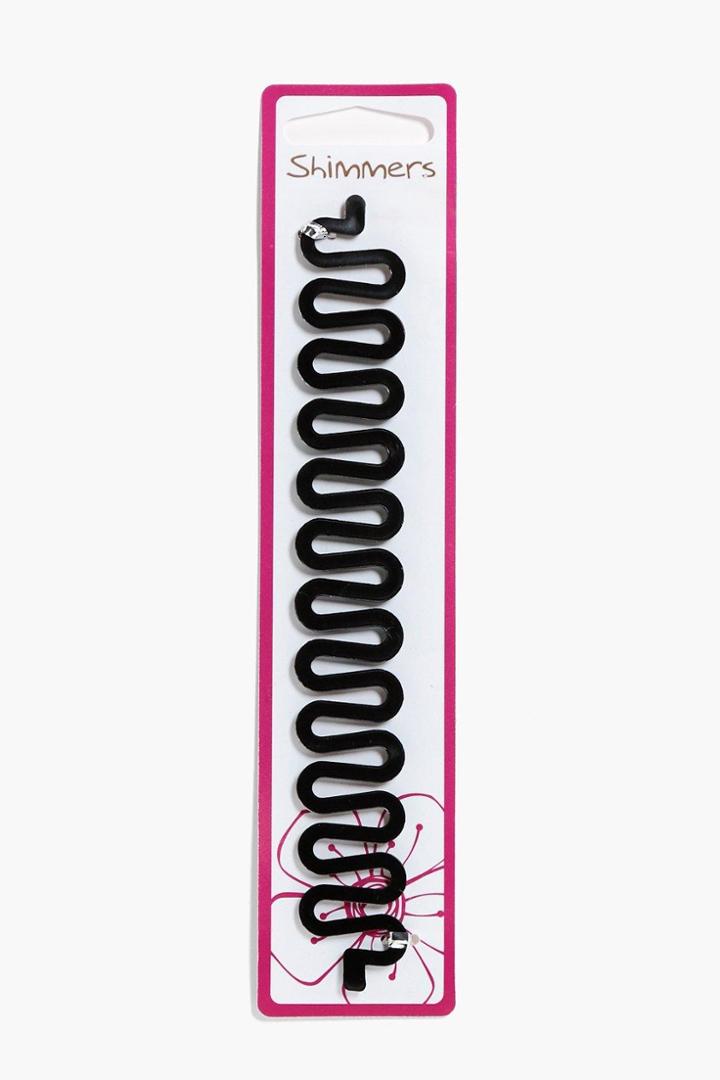 Boohoo Hair Braid Tail Black