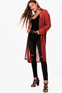 Boohoo Ellie Midi Belted Kimono