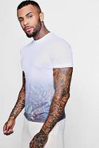Boohoo Faded Tropical Print T-shirt