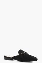 Boohoo Harriet T Bar Mule Loafer Black