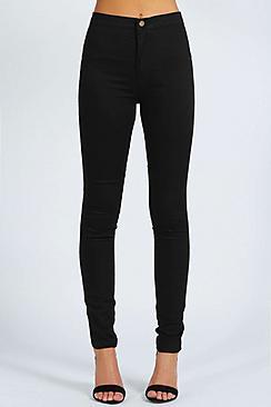 Boohoo Petite Avah High Rise Disco Jeans
