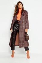 Boohoo Patterned Trench