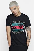 Boohoo Good Vibes Palm T-shirt