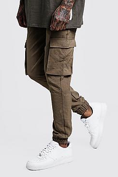 Boohoo Cargo Trousers With Cuff