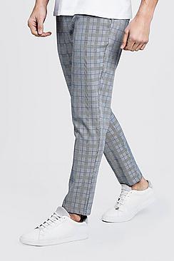 Boohoo Ice Cream Check Smart Jogger Trouser