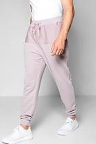 Boohoo Reverse Panel Drop Crotch Joggers