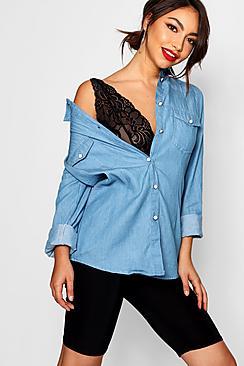 Boohoo Slim Fit Denim Shirt