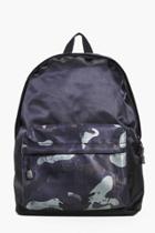 Boohoo Camo Front Colour Blocked Back Pack Khaki