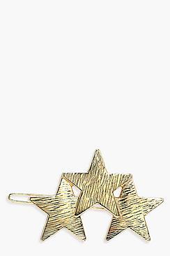 Boohoo Millie Triple Star Hair Clip
