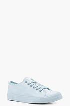 Boohoo Tonal Pastel Lace Up Pumps