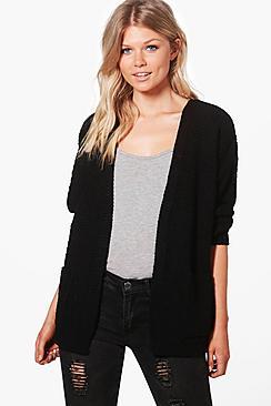 Boohoo Petite Julia Chunky Oversized Cardigan