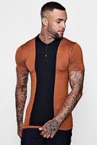 Boohoo Muscle Fit Colour Block Polo