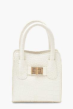 Boohoo Croc Lock Mini Grab Bag