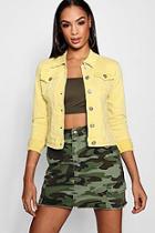 Boohoo Hayley Cotton Twill Jacket