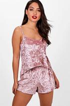 Boohoo Claire Valour Cami & Short Set