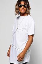 Boohoo Diagonal Seam T-shirt
