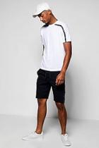 Boohoo T-shirt And Short Tracksuit With Zip Detail