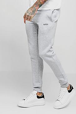 Boohoo Man Dash Embroidered Skinny Joggers