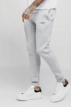 Boohoo Man Dash Embroidered Skinny Joggers