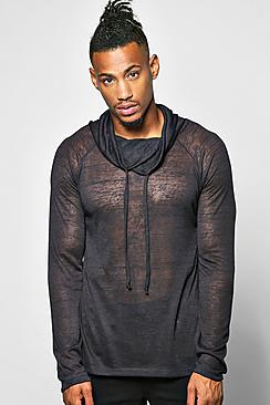 Boohoo Knitted Cowl Neck Top