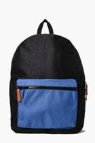 Boohoo Contrast Pocket Backpack Black