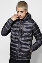 Boohoo Quilted Pannelled Puffer Jacket
