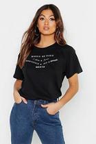 Boohoo J'adore Paris Slogan T-shirt