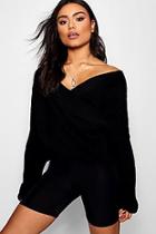 Boohoo Wrap Jumper