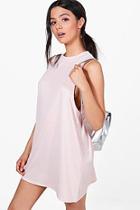 Boohoo Amelia High Neck Lounge Dress