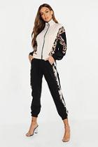 Boohoo Woven Leopard Side Trim Jogger