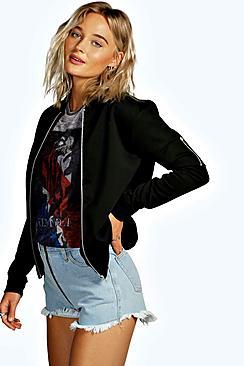 Boohoo Adele Megan Scuba Ma1 Bomber