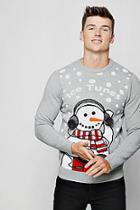 Boohoo Ice Tunes Christmas Jumper