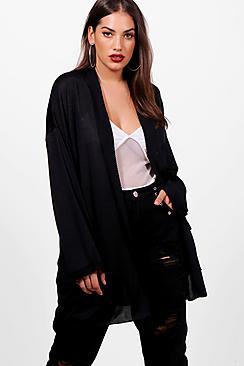 Boohoo Plus Sian Slouchy Boyfriend Cardigan