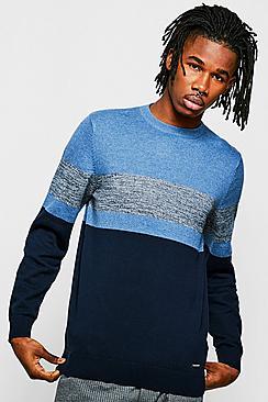 Boohoo Colour Block Jumper