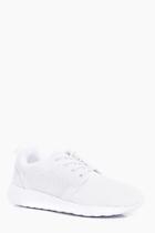 Boohoo Lace Up Running Trainers White