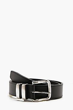 Boohoo Double Metal Loop Belt