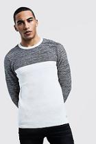 Boohoo Contrast Knitted Sweater