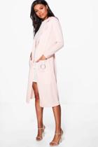 Boohoo Phoebe O-ring Pocket Duster Nude