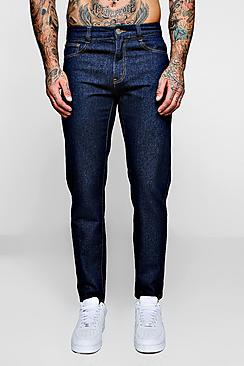 Boohoo Slim Fit Denim Jeans In Indigo