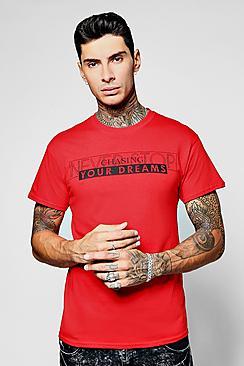 Boohoo Chasing Your Dreams Print T-shirt