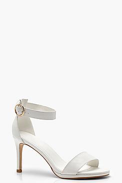 Boohoo Lucy Low 2 Part Heels