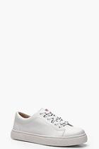 Boohoo Holly Slogan Lace Trainers