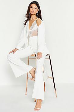Boohoo Kick Flare Tailored Trouser