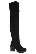 Boohoo Lois Cleated Chunky Over The Knee Boot