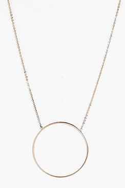 Boohoo Libby Circle Detail Necklace
