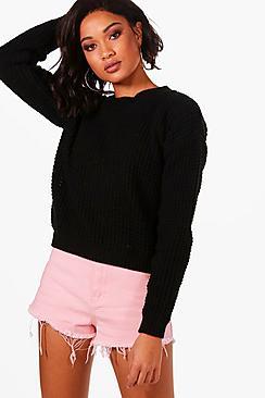 Boohoo Annie Crop Jumper