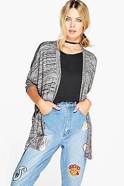 Boohoo Jessica Marl Oversized Cardigan
